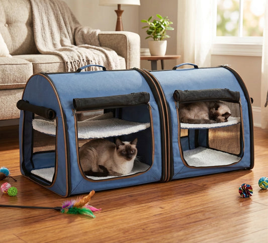 Maison Duo — Twin-Suite Soft Pet Kennel