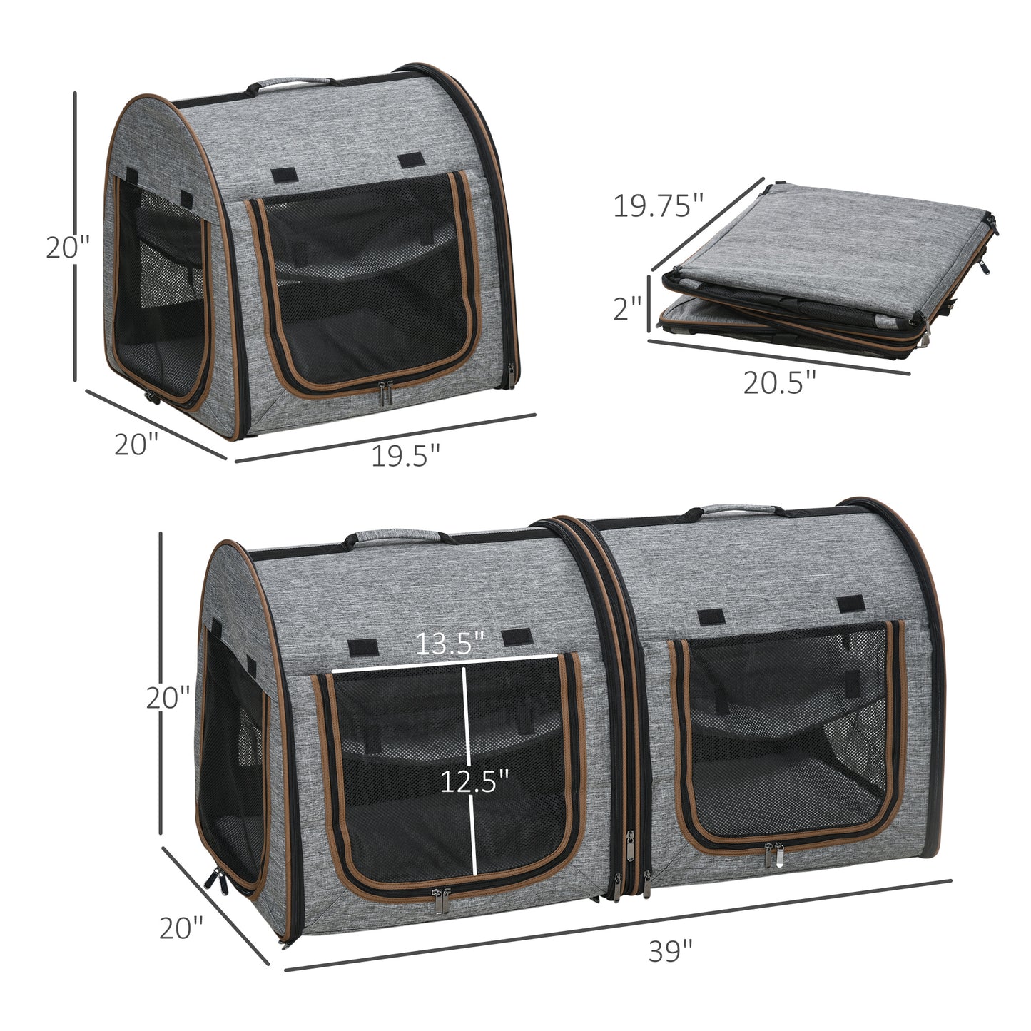 Maison Nomad — Grand Dual-Suite Travel Crate