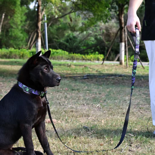 Maison Terrain — Camo Print Outdoor Leash Set